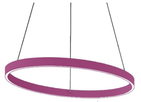 GAME S100 SOSPENSIONE SINGOLA CON ANELLO DI 100 CM BIEMISSIONE LED 83W CCT 3000K-4000K IN 19 COLORI