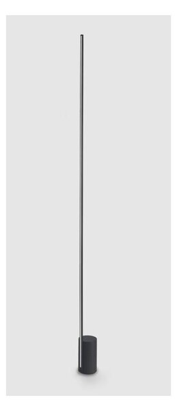 PIANTANA IN METALLO BIANCO O NERO CON BASE ROTONDA LED 24W LUCE 3000K DIMMERABILE MODERNA