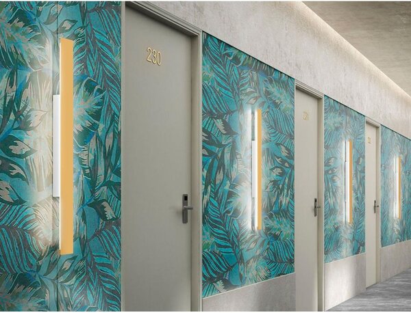 DISPLAY APPLIQUE LED 70W LUCE CCT 3000K-4000K IN METALLO 20 COLORI LUNGHEZZA 105 CM MODERNA