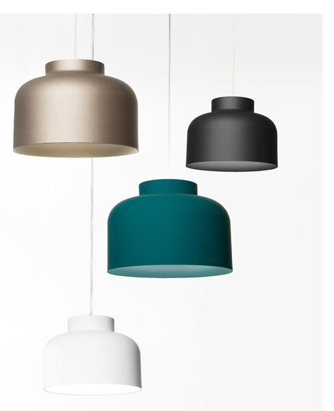 BOTTONE SOSPENSIONE SINGOLA 4 COLORI LED INTEGRATO DIMMERABILE TELECOMANDO INCLUSO IN 2 MISURE