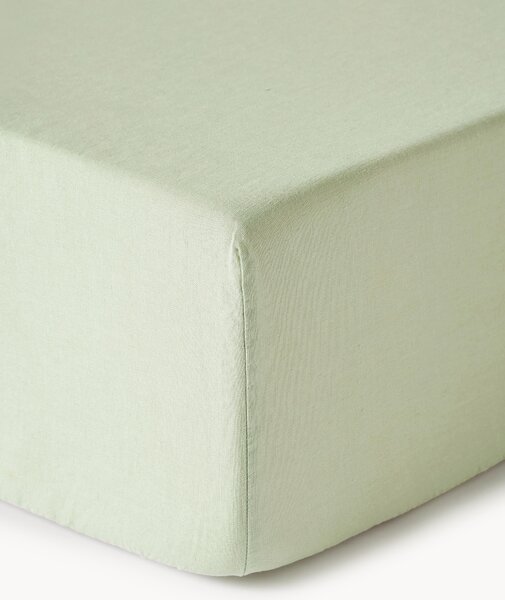 Lenzuolo con angoli boxspring in lino lavato Airy