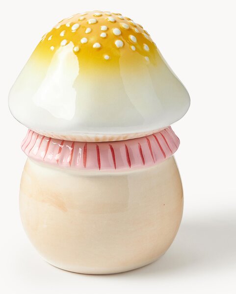 Contenitore in dolomite dipinto a mano Magic Mushroom