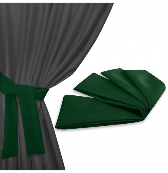 Nastro per fissaggio tende da giardino 160x8 cm verde bottiglia