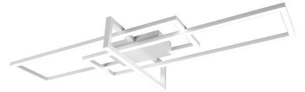 Plafoniera da Interno a Led in Metallo Bianco Opaco