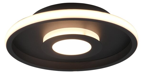 Plafoniera da Interno a led in Metallo Nero Opaco