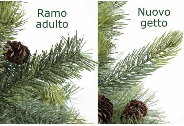 Albero di Natale Colorado con Glitter e Pigne