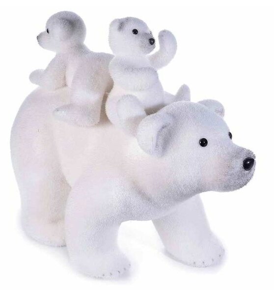 Orso Polare - Decorazione Natalizia Scenografica 3 Pezzi