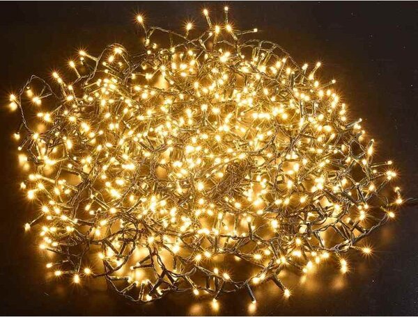 Catena luminosa a Led decorativa a energia solare 5,8 metri 20 lampadine  trasparenti a ghiacciolo Multicolore Aigostar 