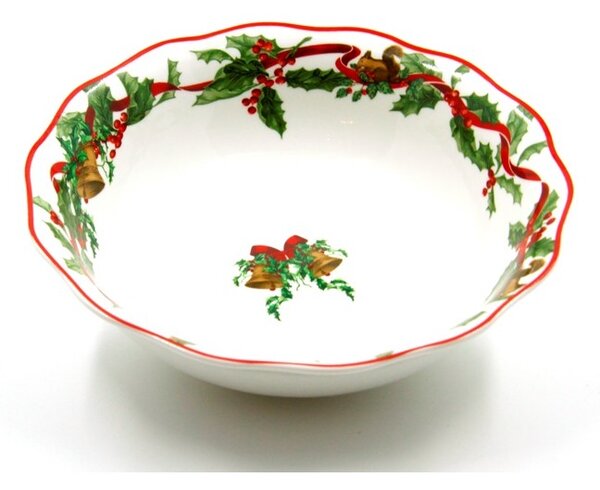 Insalatiera in Ceramica "Christmas Carol" - Royal Family