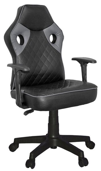 Sedia da Gaming 50x50x60 cm Spider nero grigio
