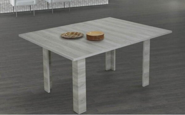 Tavolo allungabile 100/200x100x76 cm Maribor betulla bianco oliva