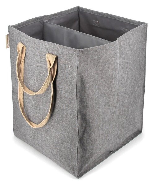 Cesta per il bucato grigia in tessuto 71 l Laundry Hub Tweed duplo – Rolser