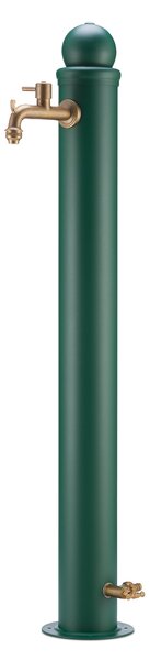 Fontana da Giardino con Doppio Rubinetto Belfer 42/ARRM Verde