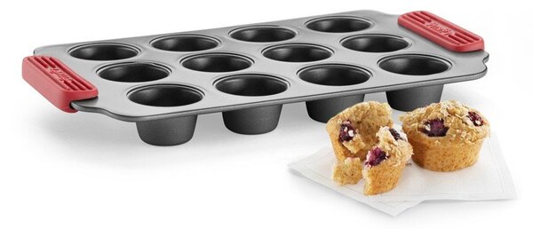 Stampo per muffin in acciaio 31x18 cm – Lékué