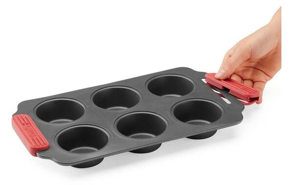 Stampo per muffin in acciaio 31x18 cm – Lékué