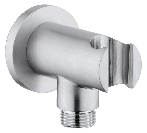 Presa D'acqua Tonda G1/2 con Supporto Doccia Fisso