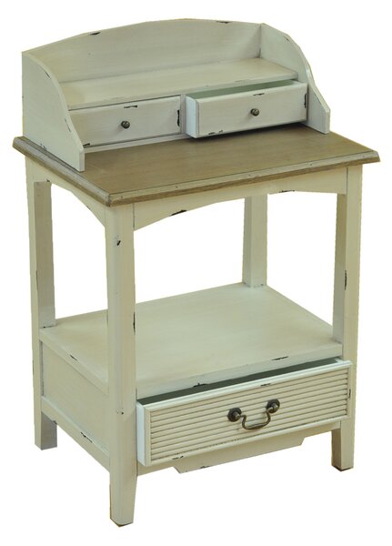 Comodino con Cassetti H 78 cm