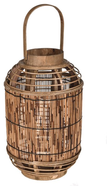 Lanterna in Rattan H 40 cm