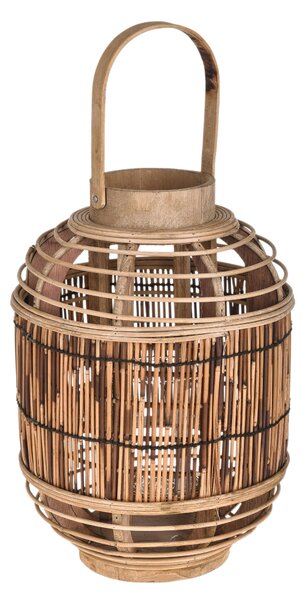 Lanterna in Rattan H 33 cm