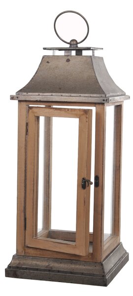 Lanterna in Metallo con Manico H 68 cm
