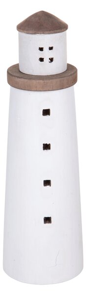 Modellino Faro Rotondo Legno 105 H 33 cm