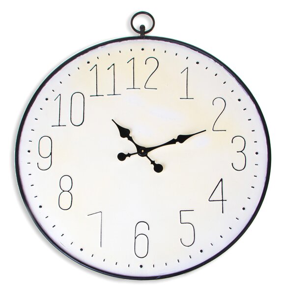 Orologio da Parete 80 cm Nero