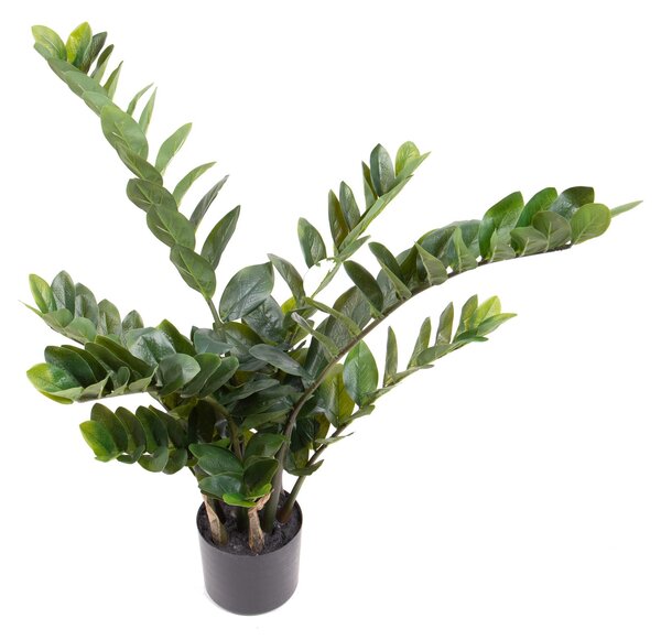 Pianta Artificiale Zamifolia con Vaso H 89 cm