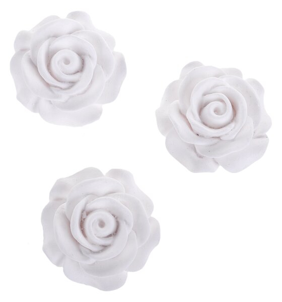 Set 120 Gessetti 2,5x3 cm a Forma di Rose