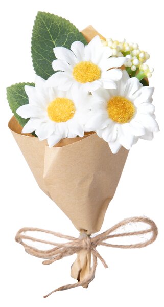Set 12 Mini Bouquet Artificiali Margherite 11 cm