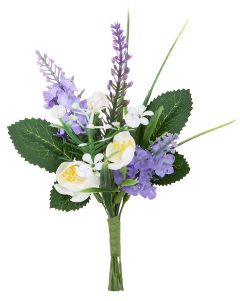 Set 12 Rami in Legno Lavanda Crocus H 18 cm