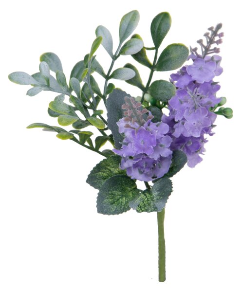Set 12 Rami in Legno Lavanda Bacche H 16 cm