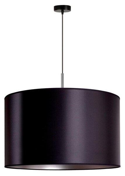 Duolla - Lampadario a sospensione con filo CANNES 1xE27/15W/230V diametro 50 cm nero/argento