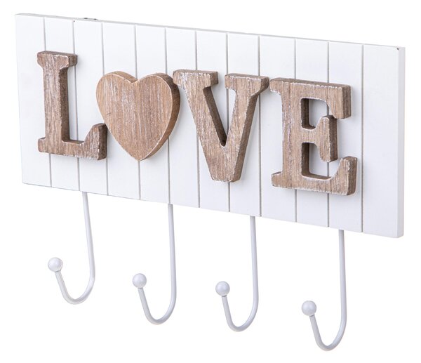 Set 2 Appendini con Scritta Love H 19 cm