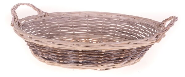 Set 2 Cesti Ovali Nat 40x30x13 cm