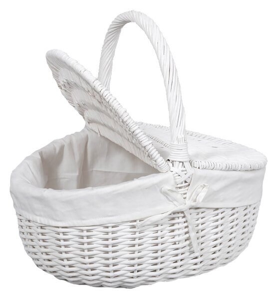 Cestino in Vimini con Manico Larghezza 45 cm