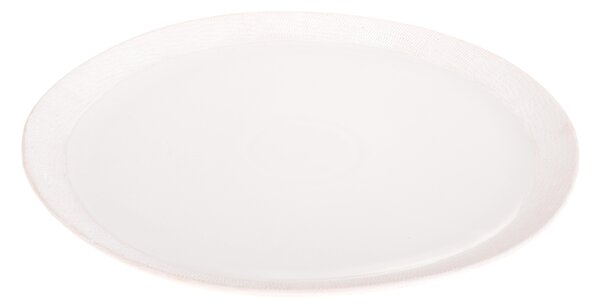 Set 2 Piatti in Ceramica Decorato Larghezza 34 cm