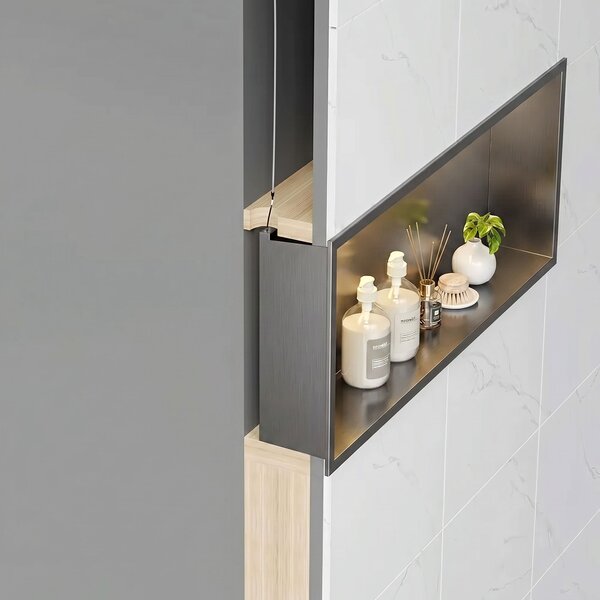 MENSOLA BAGNO LED 30x45 Titan