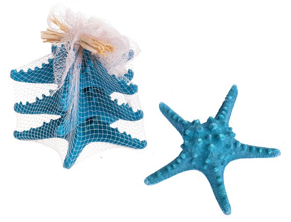 Set 6 Stelle 20 cm Colorata in Rete