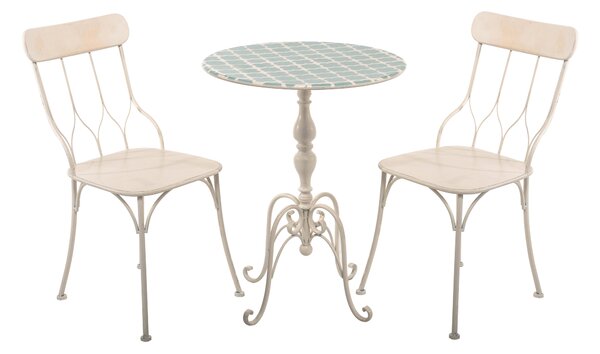 Set 2 Sedie con Tavolo H 85 cm