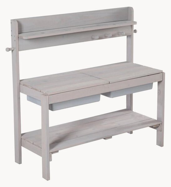 Cucina outdoor per bambini in legno con vaschetta da gioco Fun