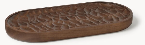Vassoio decorativo in legno di acacia Camila, larg. 30 cm
