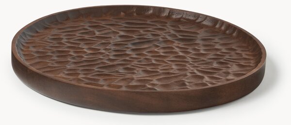 Vassoio decorativo in legno di acacia Camila, Ø 35 cm
