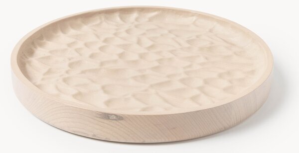 Vassoio decorativo in legno di frassino Camila, Ø 25 cm