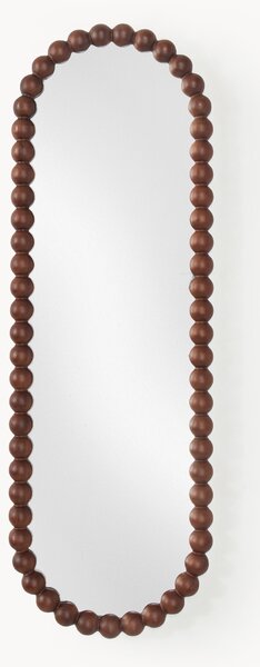 Specchio da parete con cornice in legno di acacia Ayu