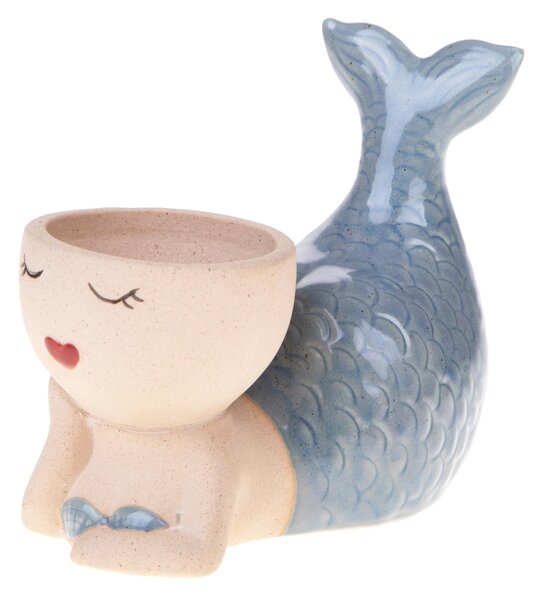Set 2 Vasi Sirena 16,5 H 135 cm Blu