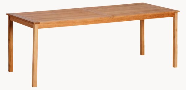 Tavolo da giardino in legno di teak fatto a mano Oxford, 210 x 90 cm