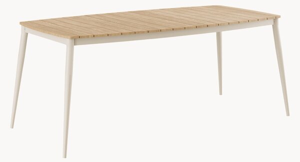 Tavolo da giardino con piano in legno di teak Rio, 180 x 90 cm