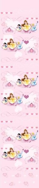 Principesse Disney Tenda per Finestre in Voile Rosa