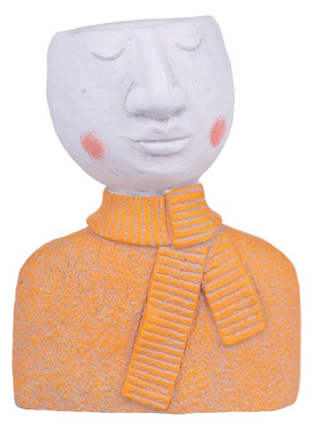 Set 2 Vasi Testa Donna H 27,5 cm