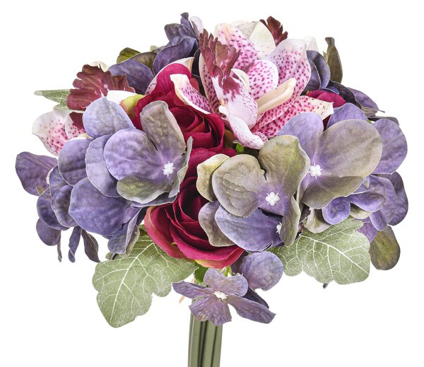 Set 3 Bouquet Artificiali Cymbidium H 30 cm
